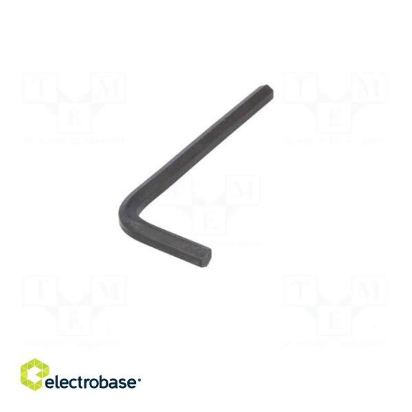 Wrench | hex key | HEX 6mm | Overall len: 90mm | Chrom-vanadium steel image 2
