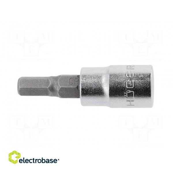 Socket | hex key,socket spanner | HEX 5mm | 1/4"