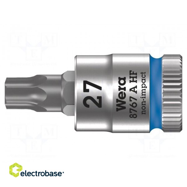 Socket | socket spanner,Torx® | TX27 | 1/4" | 28mm | Zyklop