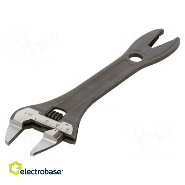 Wrench | adjustable | 205mm | Max jaw capacity: 32mm