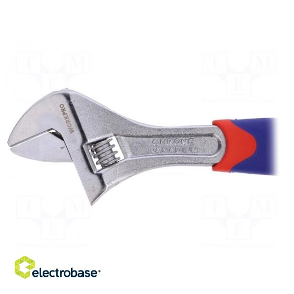 Wrench | adjustable | Tool material: chrome-vanadium steel | 250mm image 3