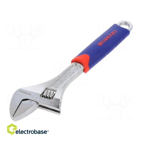 Wrench | adjustable | Tool material: chrome-vanadium steel | 300mm