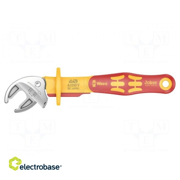 Wrench | insulated,adjustable,self-adjusting | 190mm | for to nuts image 2