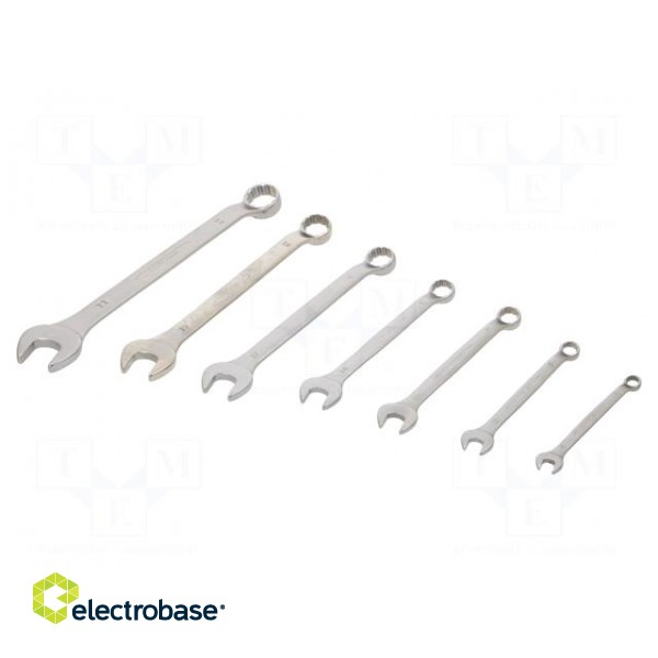 Wrenches set | bent,combination spanner | 7pcs. image 1