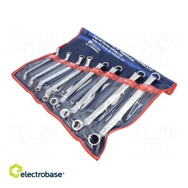 Wrenches set | box,bent | 8pcs.