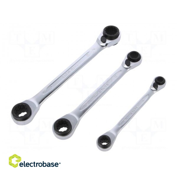 Wrenches set | box,with ratchet | 8mm,11mm,12mm,15mm,16mm,19mm image 1