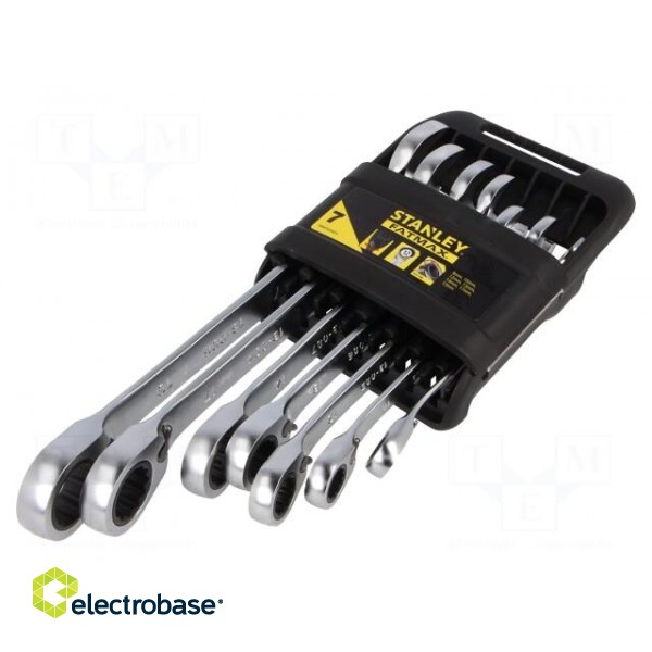 Wrenches set | combination spanner,with ratchet | FATMAX® | 7pcs. фото 2