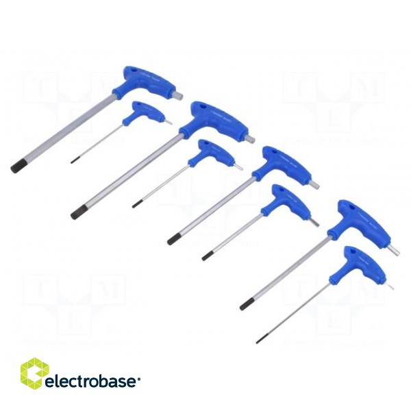 Wrenches set | hex key | 8pcs | Kind of handle: L