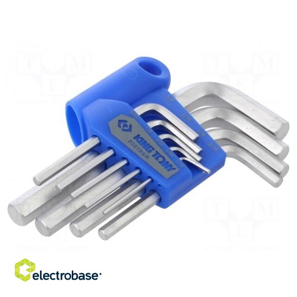 Wrenches set | inch,hex key | 9pcs.