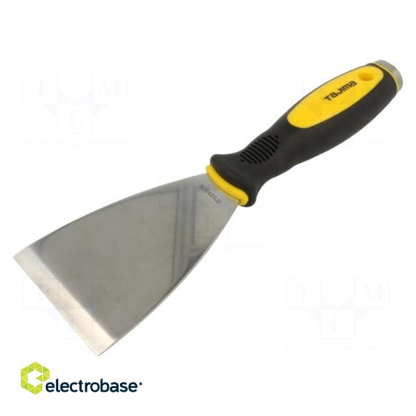Putty knife | Tipwidth: 75mm | stainless steel | L: 240mm