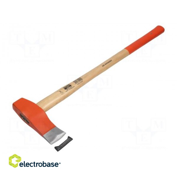 Axe | steel | 800mm | 3.3kg | wood (nut) | Additional functions: hammer image 1