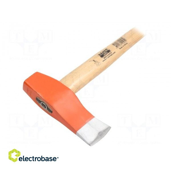 Axe | steel | 800mm | 3.3kg | wood (nut) | Additional functions: hammer image 2
