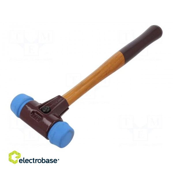 Hammer | 295mm | W: 90mm | 350g | 30mm | round | elastomer | wood | SIMPLEX image 1