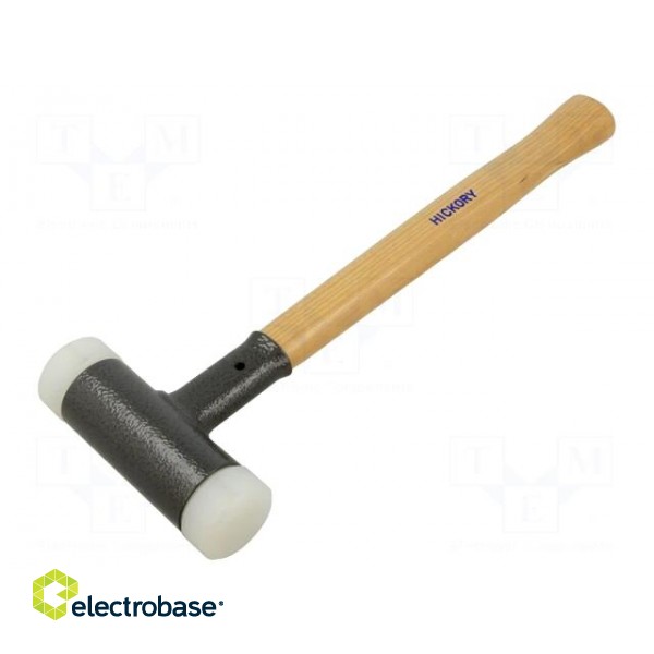 Hammer | 335mm | W: 110mm | 560g | 35mm | round | wood (hickory)