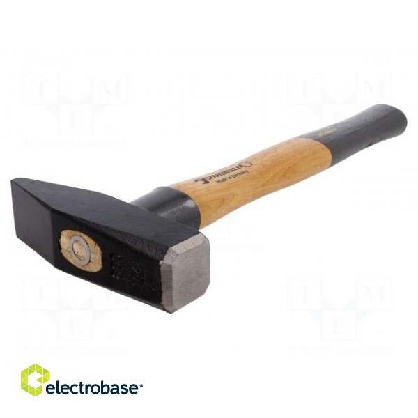 Hammer | 350mm | 800g | wood (hickory) | Application: metalworks paveikslėlis 2