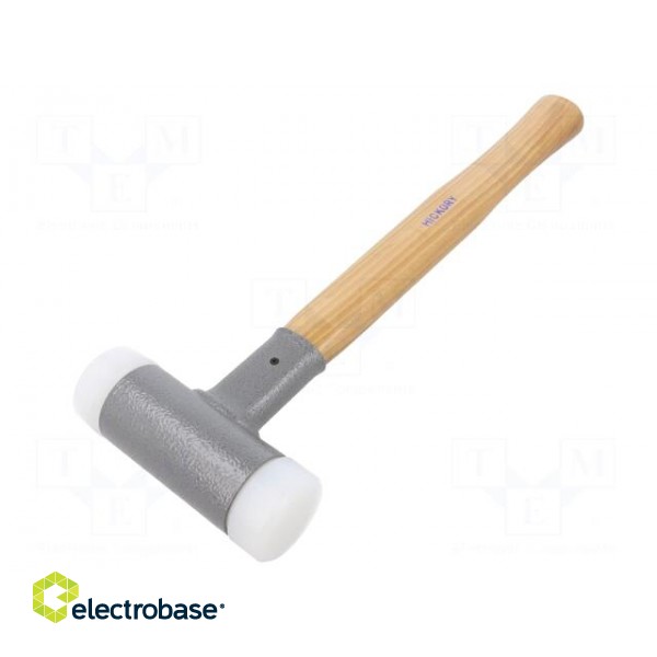 Hammer | 355mm | W: 115mm | 715g | 40mm | round | wood (hickory) image 1