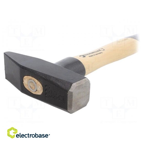 Hammer | 360mm | 1kg | wood (hickory) | Application: metalworks image 2
