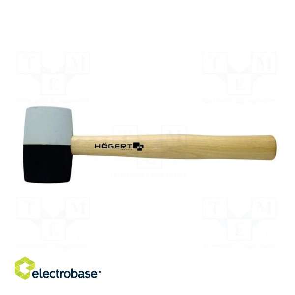 Hammer | 450g | round | wood (ash) | with a soft-face