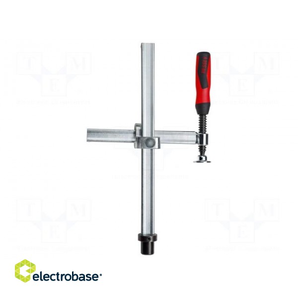 Clamping element | with adjustable height | for welding tables