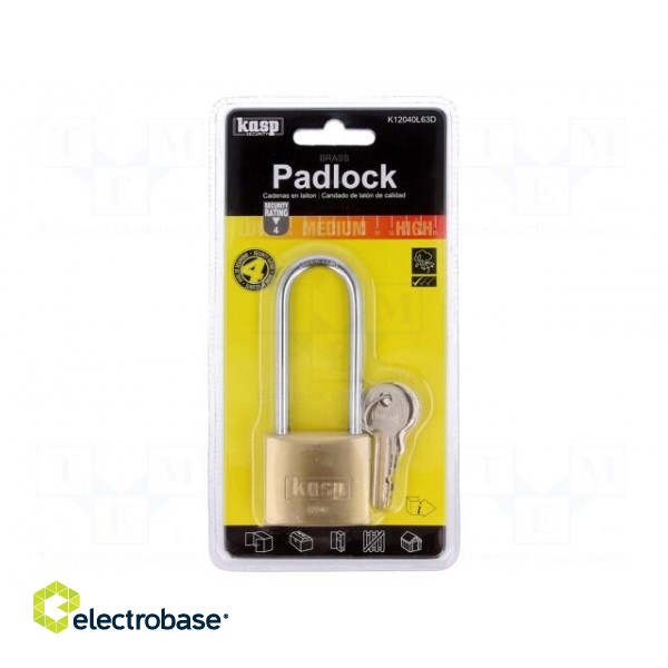 Padlock | shackle | Application: gates,toolboxes,cabinets,sheds image 1