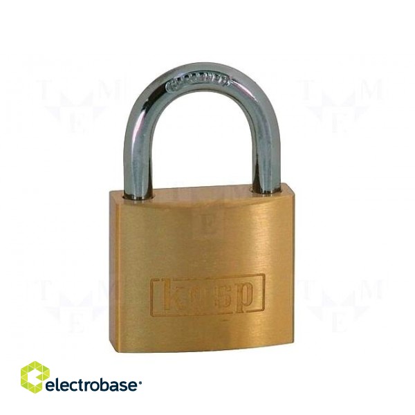 Padlock | brass | hardened steel shackle,double bolted | A: 50mm
