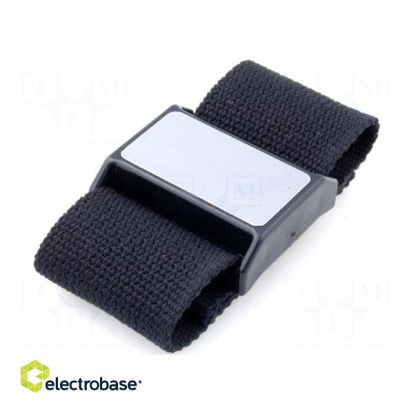 Wristband with magnetic holder | Width: 50mm | fabric