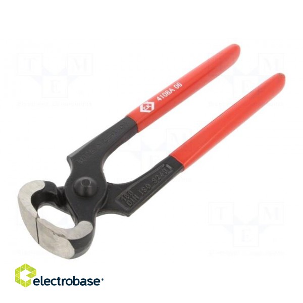 Carpenters pincers | end,cutting | 160mm image 1