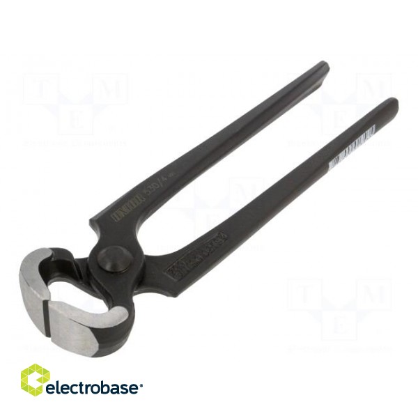 Carpenters pincers | end,cutting | phosphate head,forged,cure