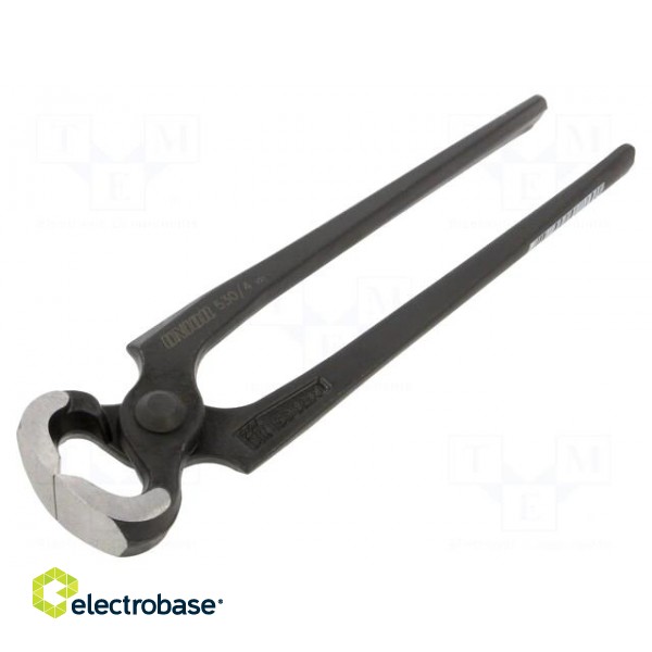 Carpenters pincers | end,cutting | phosphate head,forged,cure