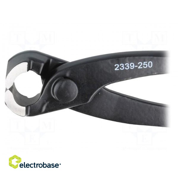 Concreters nippers | end,cutting | blackened tool | 250mm image 4
