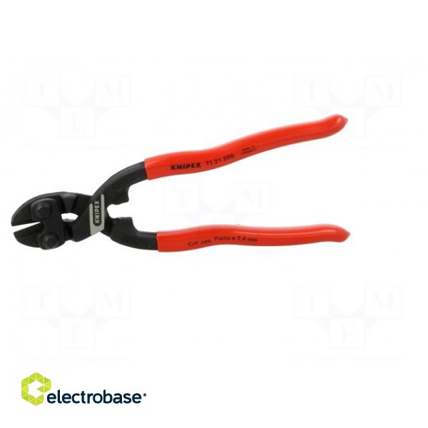 Pliers | cutting | blackened tool,plastic handle | CoBolt® paveikslėlis 6