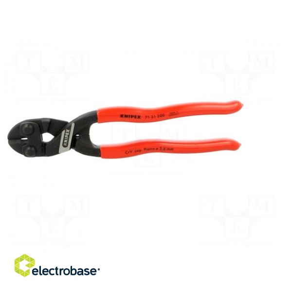 Pliers | cutting | blackened tool,plastic handle | CoBolt® paveikslėlis 5