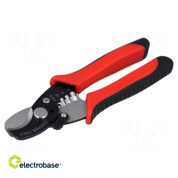 Pliers | cutting,for wire stripping | 170mm | 6÷21mm2 image 1