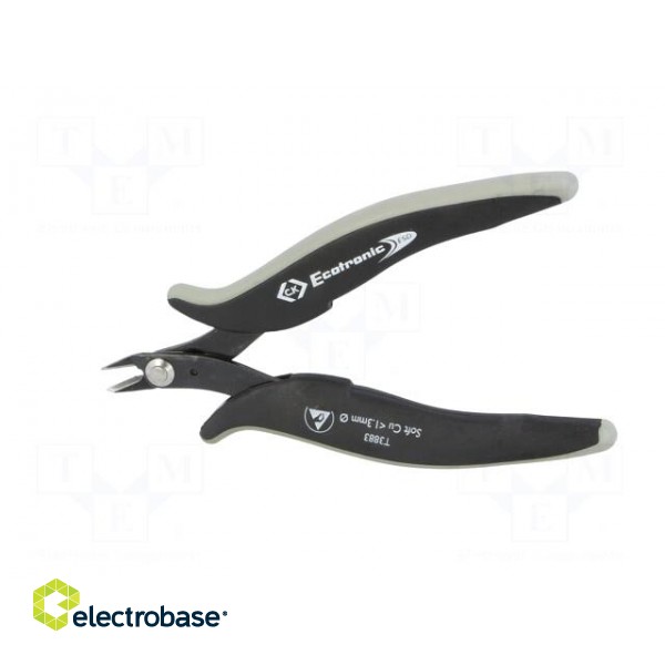 Pliers | cutting,miniature | ESD | 132mm | without chamfer image 7