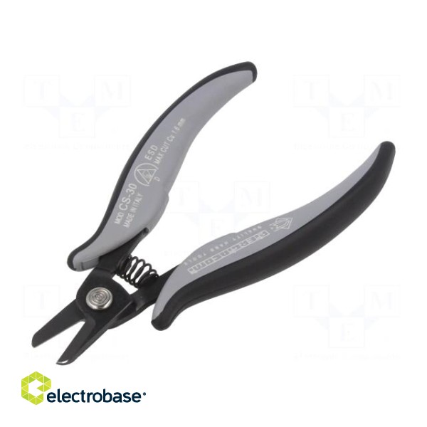Pliers | cutting,miniature | ESD | 144mm | with small chamfer image 1