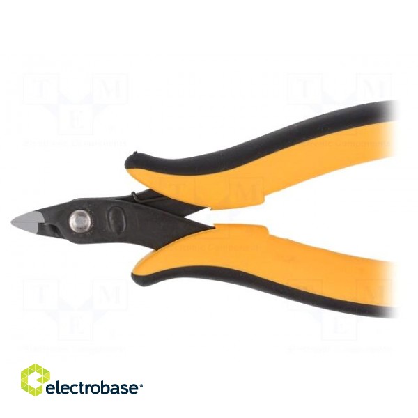 Pliers | cutting,miniature,curved | 132mm | with small chamfer image 2