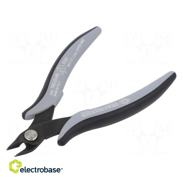 Pliers | cutting,miniature,curved | 138mm image 1