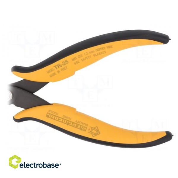 Pliers | cutting,miniature,curved | 138mm | with small chamfer image 2