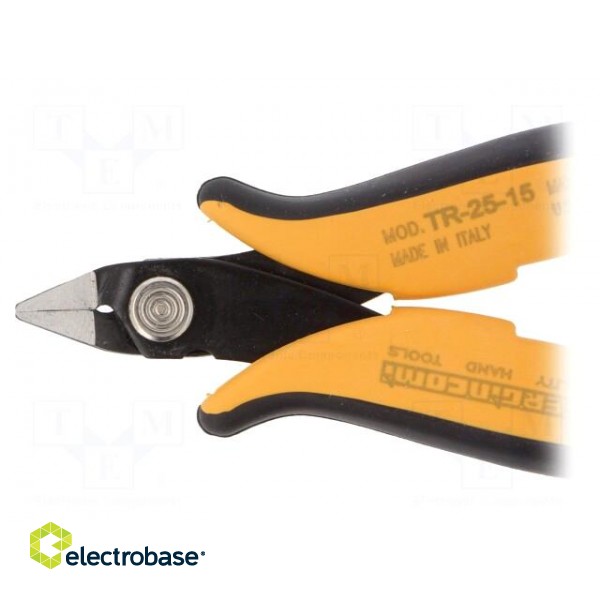 Pliers | cutting,miniature,curved | 138mm | with small chamfer image 3