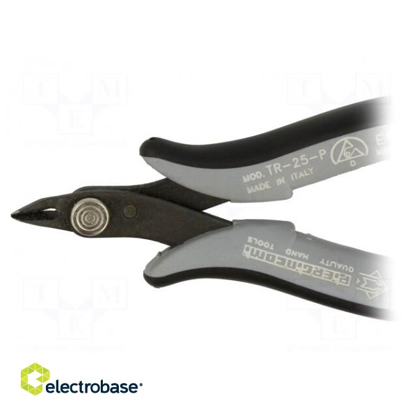 Pliers | cutting,miniature,curved | ESD | 132mm | with small chamfer image 3