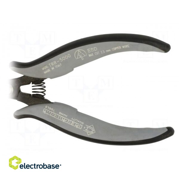 Pliers | cutting,miniature,curved | ESD | 138mm фото 2