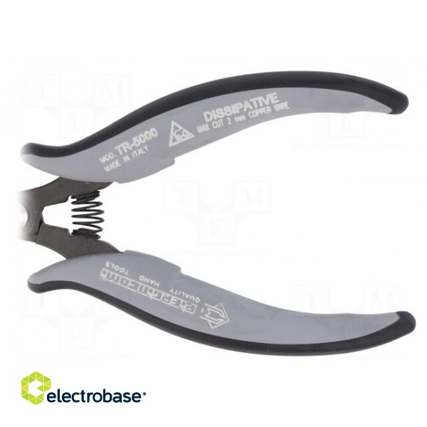 Pliers | cutting,miniature,curved | ESD | 138mm image 2