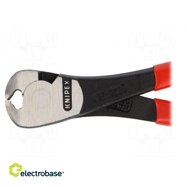 Pliers | end,cutting | Pliers len: 200mm | Cut: with side face фото 3