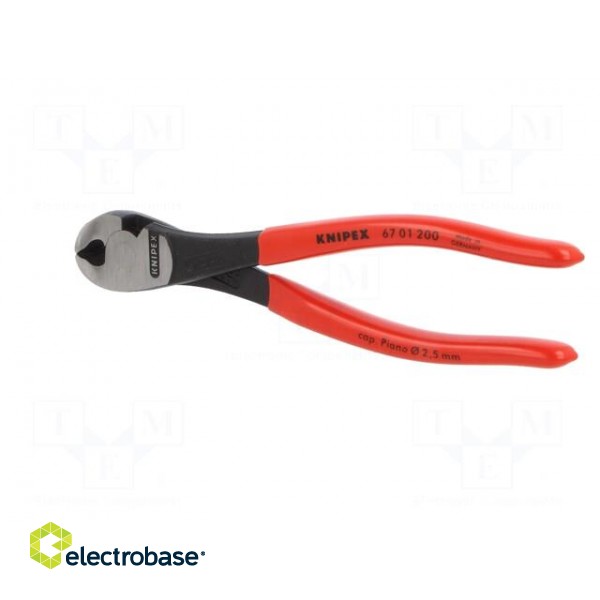 Pliers | end,cutting | Pliers len: 200mm | Cut: with side face image 7