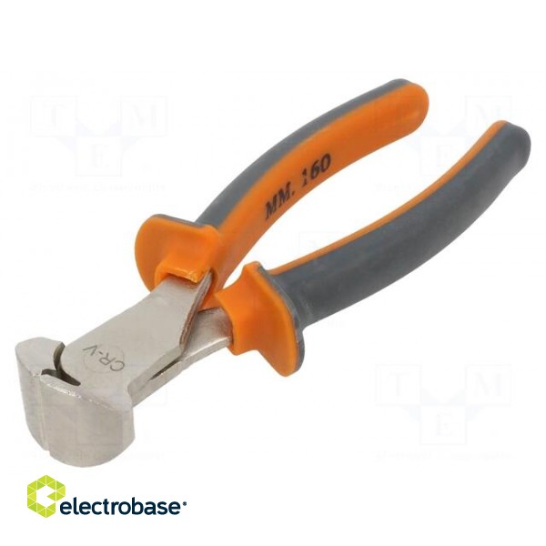 Pliers | end,cutting | anti-slip handles,satin | 160mm фото 1