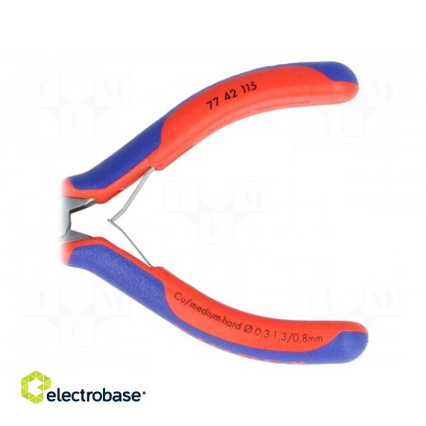 Pliers | side,cutting | Pliers len: 115mm | Cut: with small chamfer image 5