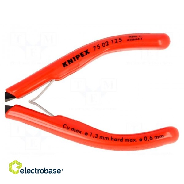 Pliers | side,cutting | return spring | 125mm | with side face image 4