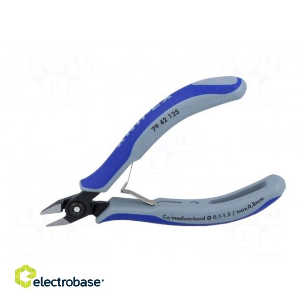 Pliers | side,cutting | Cut: without chamfer фото 8