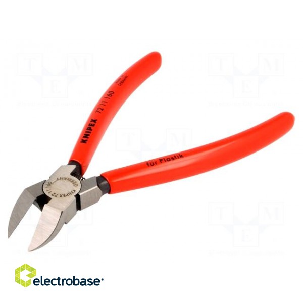 Pliers | side,cutting | Pliers len: 160mm | Cut: without chamfer image 1