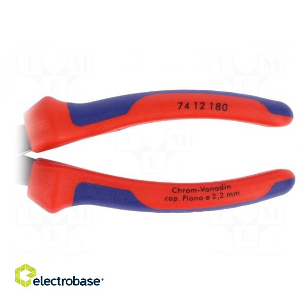Pliers | side,cutting | 180mm | with side face image 2